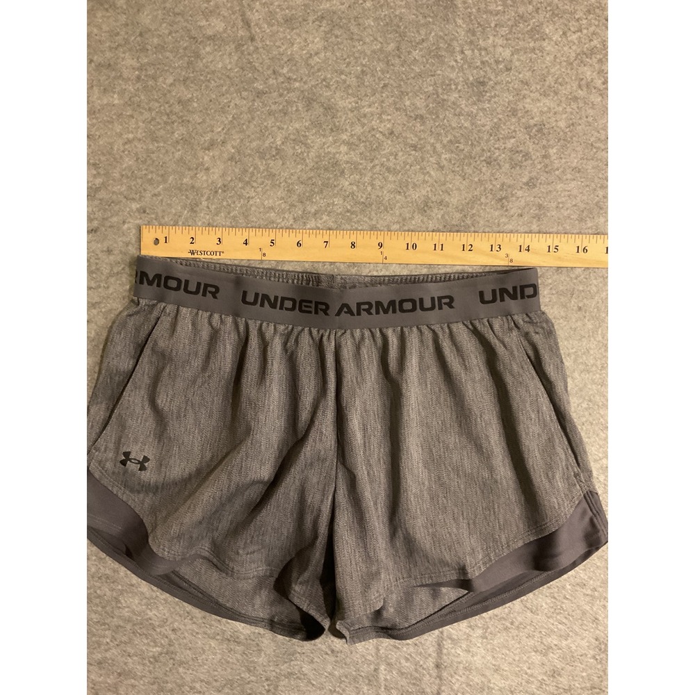 NWT Under Armour Tech Play Up Twist Shorts Gray Women's Medium 1390380-025 - Picture 7 of 9